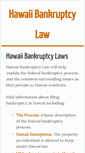 Mobile Screenshot of hawaiibankruptcy.com